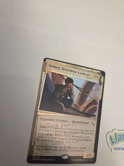 1x MTG Delney, Streetwise Lookout (Showcase, Foil) (Invisible Ink) - (MKM) #378 - Image 5