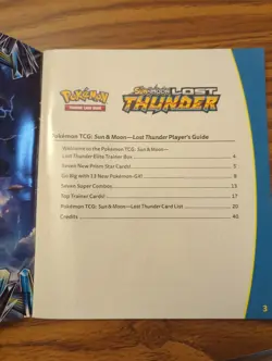 Pokemon Lost Thunder Players Guide Book Sun And Moon - Image 3
