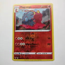 Magcargo 28/185 Uncommon Reverse Holo Vivid Voltage Pokemon - Image 1