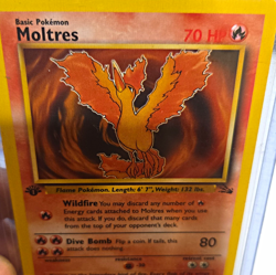Pokemon TCG Moltres Fossil Holo Rare Holo Unlimited WotC ENG 70HP 12/62 - Image 1