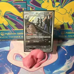 Team Rocket's Dugtrio 239/217 Illustration Rare Ascended Heroes Pokemon NM - Image 1
