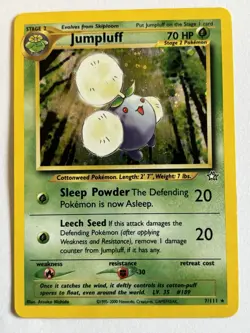 Jumpluff 7/111 Neo Genesis Holo Rare Lightly Played Pokemon Card - Image 1