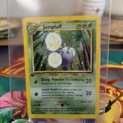 Pokemon Card - 1st Edition Jumpluff - (7/111) Neo Genesis TCG 2000 Rare Holo NM - Image 1