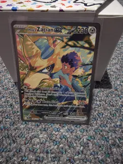 Hop's Zacian ex 186/159 Pokemon TCG Sv09: Journey Together SIR Holo NM TCG - Image 1