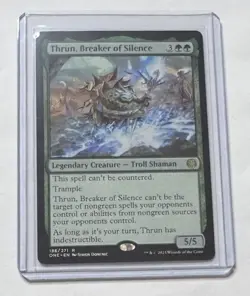 Thrun, Breaker of Silence 186/271 Phyrexia: All Will Be One Rare MTG NM/M - Image 1