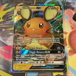 The Pokemon Company Dedenne GX 57/214 Unbroken Bonds Ultra Rare Holo ENG HP160 - Image 1