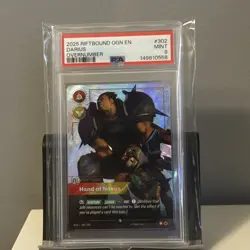 2025 RIFTBOUND: LEAGUE OF LEGENDS OGN-ORIGINS #302 DARIUS - HAND OF NOXUS PSA 9 - Image 1