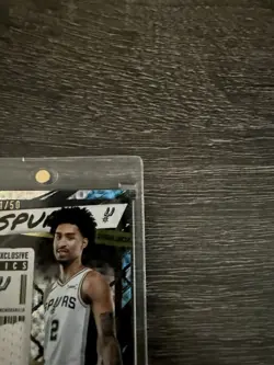 2025-26 Topps #SR-DH Dylan Harper Store Exclusive Rookie Relics Flash Drop #/50 - Image 4