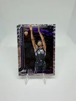 2025-26 Topps - Ace Bailey #205 Crackleboard Foil (RC) - Image 2