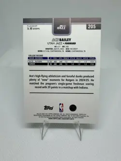 2025-26 Topps - Ace Bailey #205 Crackleboard Foil (RC) - Image 3