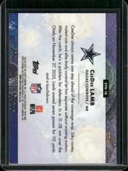 2025 Topps Chrome Cosmic #STN-18 CeeDee Lamb Stars in the Night - Image 2