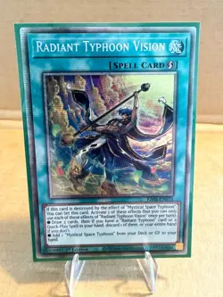 Radiant Typhoon Vision 1st Edition Starlight Rare RA05-EN075 Yu-Gi-Oh! - Image 1