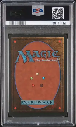 1993 MTG UNLIMITED EDITION BLUE ELEMENTAL BLAST PSA 8 - Image 2