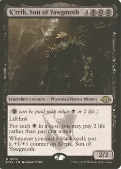 MTG K'rrik, Son of Yawgmoth (0274) *Non-Foil* Base Rare Modern Horizon 3 MT/NM - Image 1