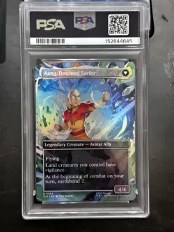 2025 MTG TLA English Aang #0304 Book 2 Scene Borderless-foil PSA 10 GEM MINT - Image 2
