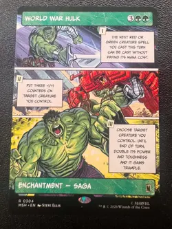 World War Hulk (Borderless) MSH 304 Magic: The Gathering R NM - Image 1