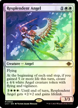 Resplendent Angel Foil The Lost Caverns of Ixalan NM MTG - Image 1