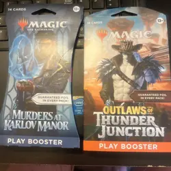 Magic The Gathering Murder At Karlov-Outlaws Thunder Junction Play Booster Packs - Image 1