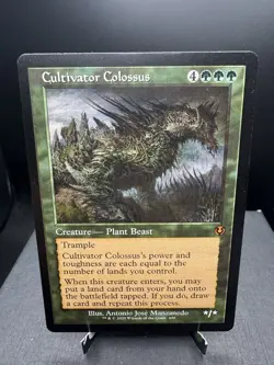 MTG Innistrad Remastered Cultivator Colossus Retro Frame Regular NM - Image 1