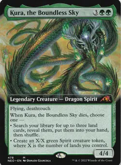 Kura, the Boundless Sky (Extended Art) 478 Kamigawa: Neon Dynasty LP - Image 1
