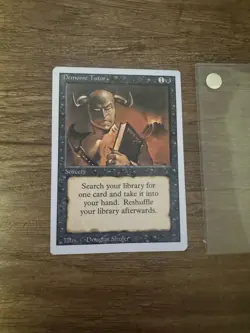 Magic The Gathering MTG Demonic Tutor Revised Edition - MP - Vintage - Image 2