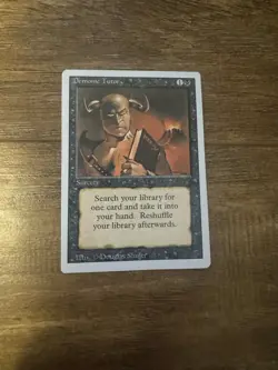 Magic The Gathering MTG Demonic Tutor Revised Edition - MP - Vintage - Image 5