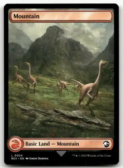Mountain #24 (NM) Jurassic World REX Magic MTG - Image 1