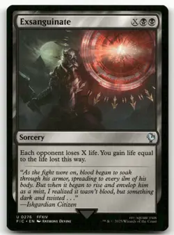 Exsanguinate #276 (NM) Final Fantasy FIC Magic MTG - Image 1