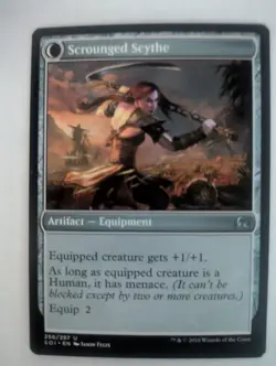 Harvest Hand Scrounged Scythe (256/297) – Shadows over Innistrad – LP – MTG - Image 1