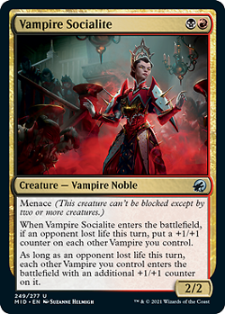 MTG - Vampire Socialite, Innistrad: Midnight Hunt - Image 1