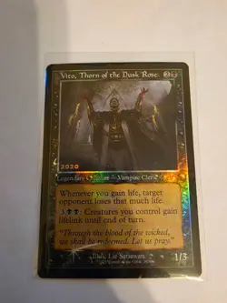 Vito, Thorn of the Dusk Rose Retro Foil Promo 30th Anniversary Edition MTG LP - Image 1