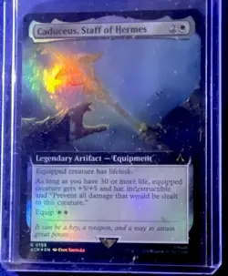 MTG Caduceus, Staff of Hermes Assassin's Creed Foil #0155 - Image 1