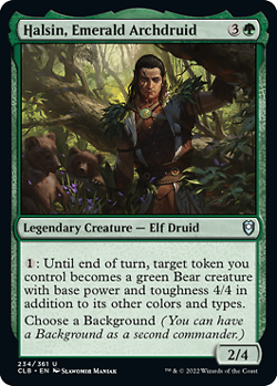 MTG - Halsin, Emerald Archdruid - Foil, Commander Legends: Battle for Baldur's G - Image 1