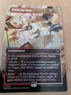 Windcrag Siege - Foil (Borderless) Tarkir: Dragonstorm - Mtg - Image 1