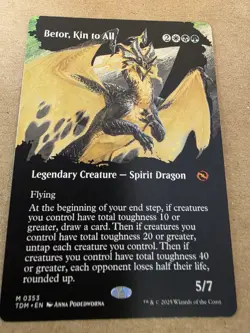 Betor, Kin to All - (Borderless) Tarkir: Dragonstorm Regular - Mtg - Image 1