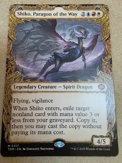 Shiko, Paragon of the Way - (Showcase) Tarkir: Dragonstorm Regular - Mtg - Image 1