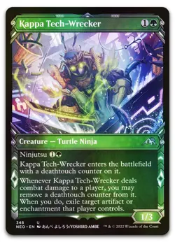 Kappa Tech-Wrecker (Showcase) #348 (Foil) NM Kamigawa Neon Dynasty NEO Magic MTG - Image 1