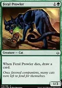 MTG - Feral Prowler - Foil, Hour of Devastation - Image 1