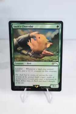 MTG -PRM - 0001 - Sazh's Chocobo Final Fantasy Foil Promo NM - Image 1