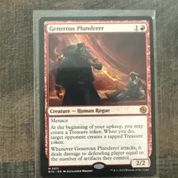 MTG - Generous Plunderer _ BIG _ Regular Mythic #0011 - Image 1