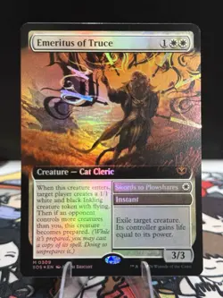 MTG: Secrets of Strixhaven - Emeritus of Truce (Extended Art) Foil M 0309 - Image 1
