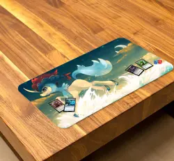 Custom Anime Keldeo Board Card Games PlayMat,Game MousePad PTCG CCG MTG Play Mat - Image 3