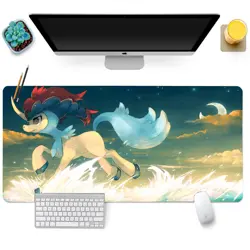 Custom Anime Keldeo Board Card Games PlayMat,Game MousePad PTCG CCG MTG Play Mat - Image 4
