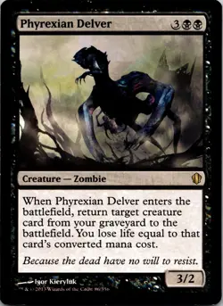 Phyrexian Delver 86 Rare Commander 2013 MTG Near Mint - Image 1