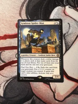 Symbiote Spider-Man Marvel's Spider-Man Regular NM MTG - Image 1
