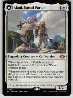 Ajani, Nacatl Pariah Mythic Modern Horizons 3 237 MTG Near Mint 2024 - Image 1
