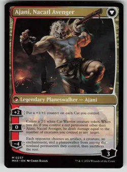 Ajani, Nacatl Pariah Mythic Modern Horizons 3 237 MTG Near Mint 2024 - Image 2