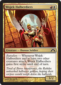 MTG - Wojek Halberdiers - Foil Gatecrash - Image 1