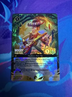 Lorcana Woody Jungle Guide FOIL Promo Wilds Unknown Store Championship 54/P3 NM - Image 1