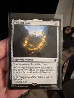 The Ten Rings M 0251 Mythic Rare Marvel Super Heroes Magic The Gathering 💎 - Image 1